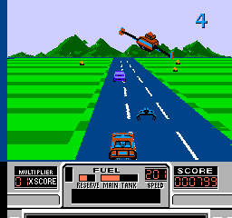 RoadBlasters (USA) In game screenshot